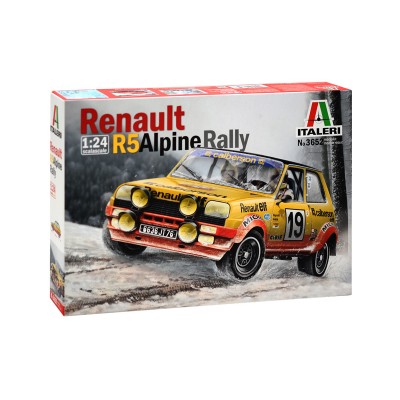 RENAULT R5 ALPINE RALLY - 1/24 SCALE - ITALERI 3652